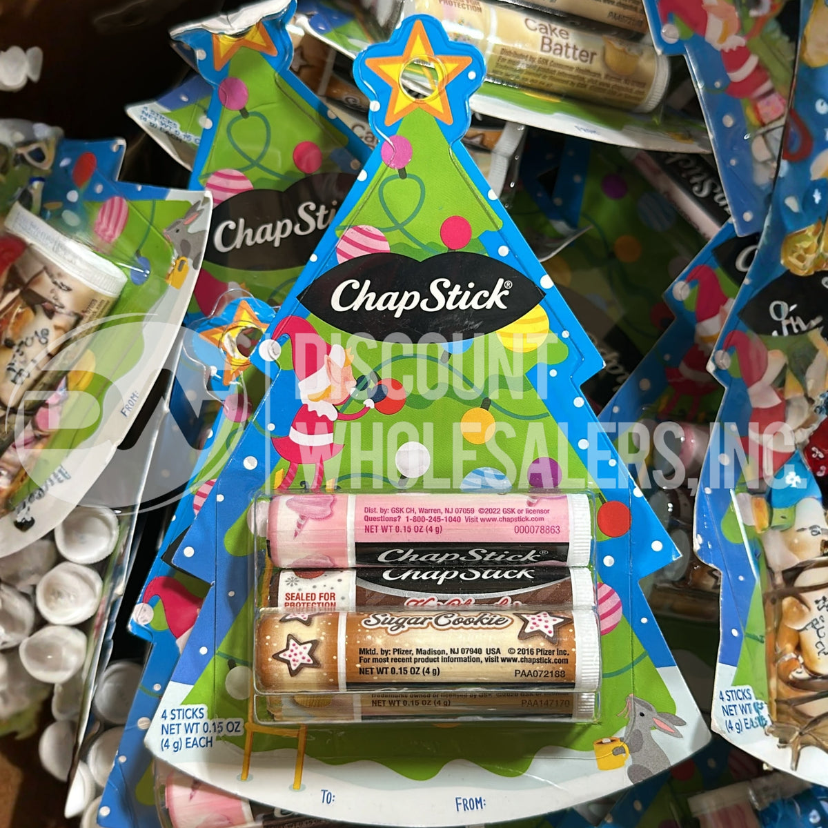 Chapstick Sugar Cookie Cotton Candy Hot Chocolate and Cake Batter Kids' Lip Balm (80 Pcs Lot)