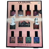 L.A. Colors Luxe Polish Lounge, 10pc Set, (40 Pcs Lot)