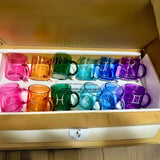 Modern Expressions Clear Glass Coffee Mug 11.8fl-zodiac Mix differents shades (48 Pcs Lot)