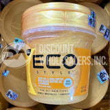 Eco Style Olive Oil & Shea Butter w/Black Castor Oil & Flaxseed Styling Gel 16 oz (77 Pcs Lot)