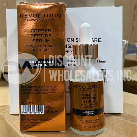 Revolution Copper Peptide Serum Antioxidant Vegan 1.01 Fl. Oz. (72 Pcs Lot)