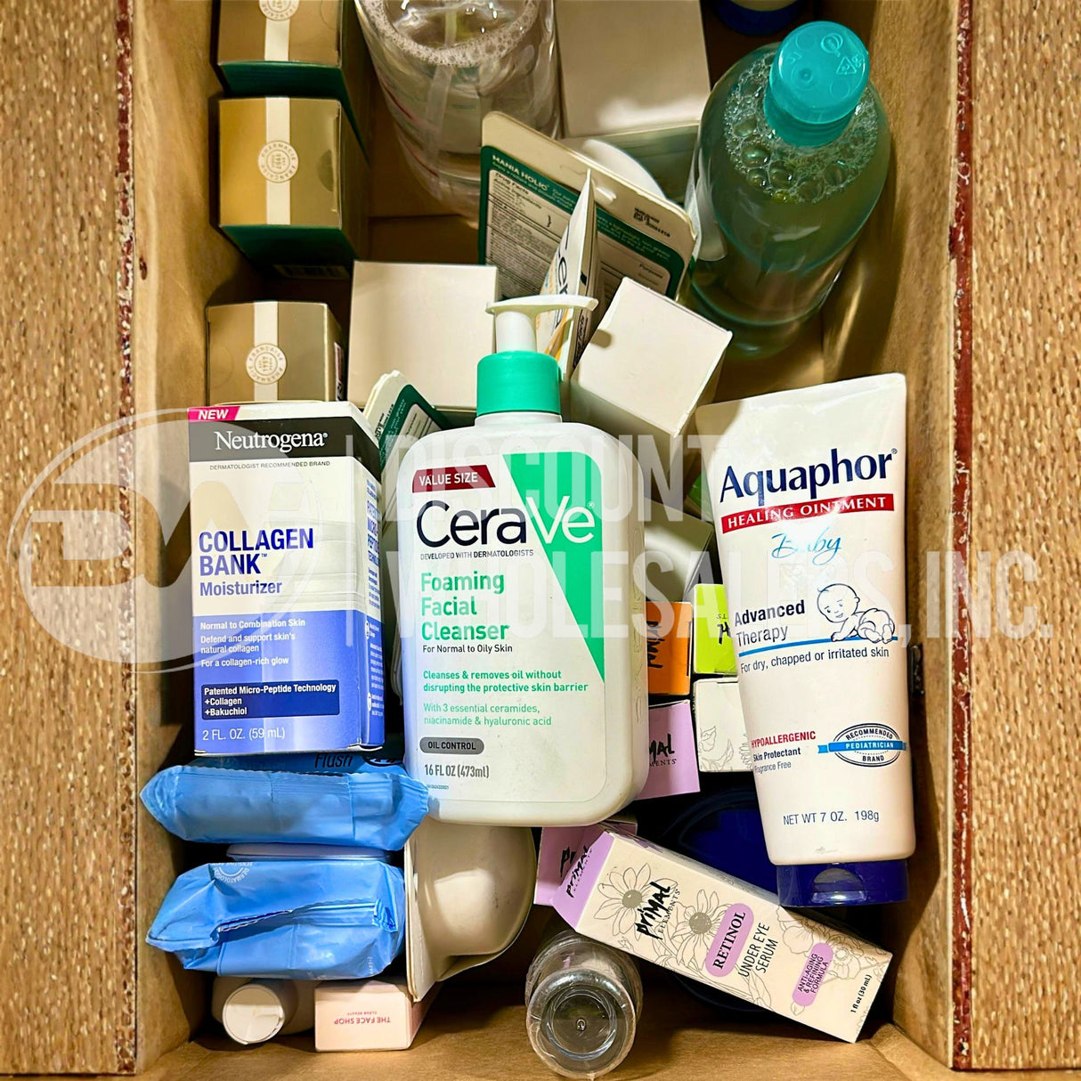 Skin Care Assorted Different Brands And Sizes (65 Pcs Lot)