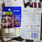 Nivea Blackberry Lip Care Tinted Lip Balm, 0.17 Oz (90 Pcs Lot)