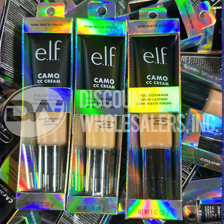 Elf Color Correcting Full Coverage Camo CC Cream Assorted SPF30 (500 Pcs Lot)