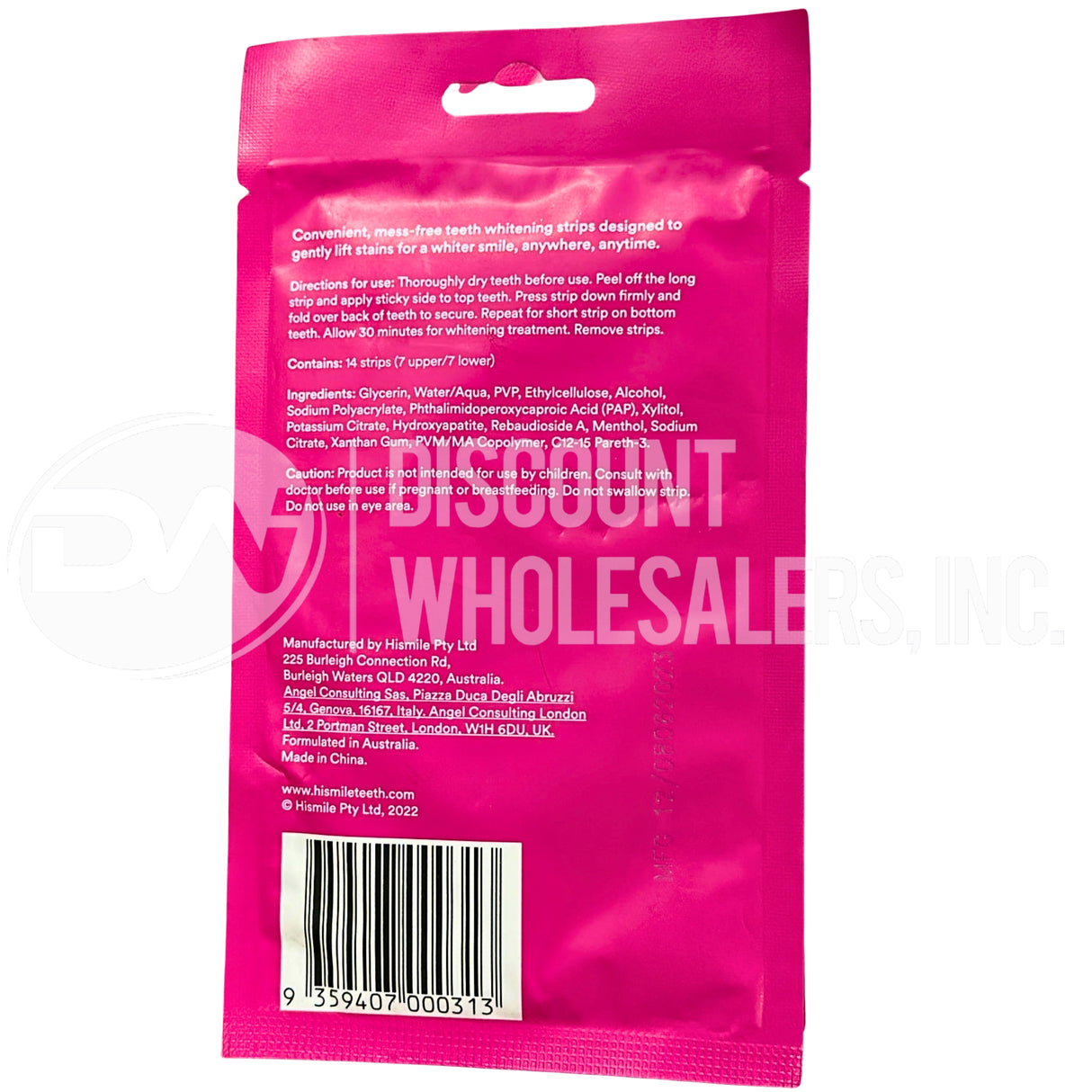 Hismile Teeth Whitening Pap Strips 7 Applications (80 Pcs Lot)