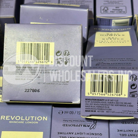Revolution Sali Hughes Gel Quench 2.02 Fl And Cream Drench 1.69 Fl (80 Pcs Lot)