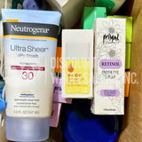 Skin Care Assorted Different Brands And Sizes (65 Pcs Lot)