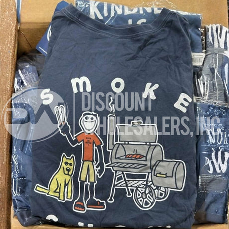 Life Is Good Assorted T-Shirts Different Sizes And Colors (75 Pcs Lot)