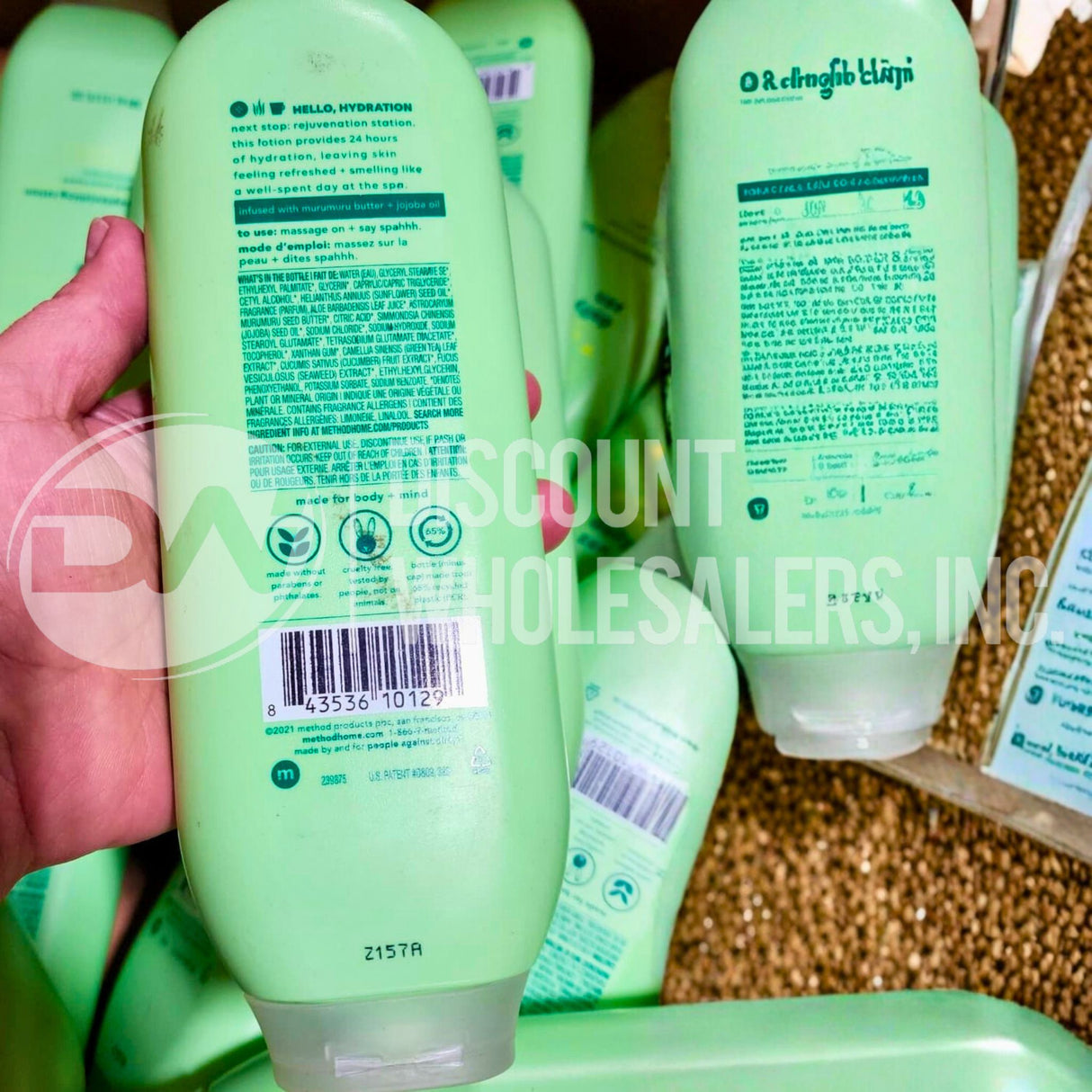 Method Body Daily Zen Replenishing Lotion Cucumber, Seaweed, Green Tea 13.5 fl. (50 Pcs Lot)