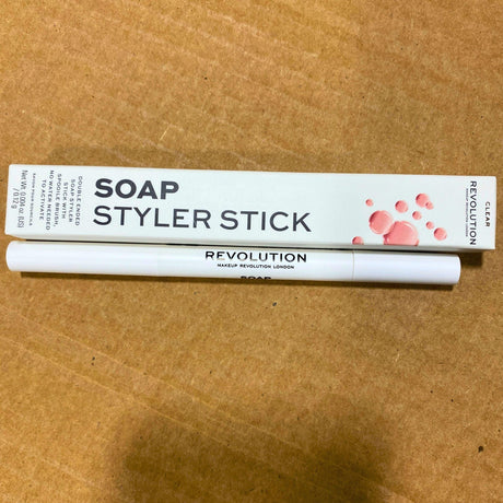 Revolution Soap Styler Stick Double Ended Soap Styler Stick with Spooile Brush, 0.004 Oz