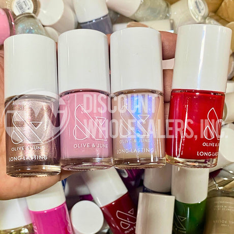 Olive & June Nail Polish Long Lasting Assorted Colors #1 (100 Pcs Lot)