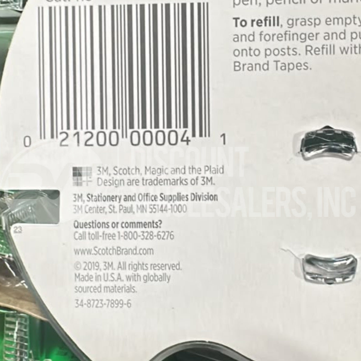Scotch Magic Tape, Invisible 3M 100s Of Uses (288 Pcs Lot)