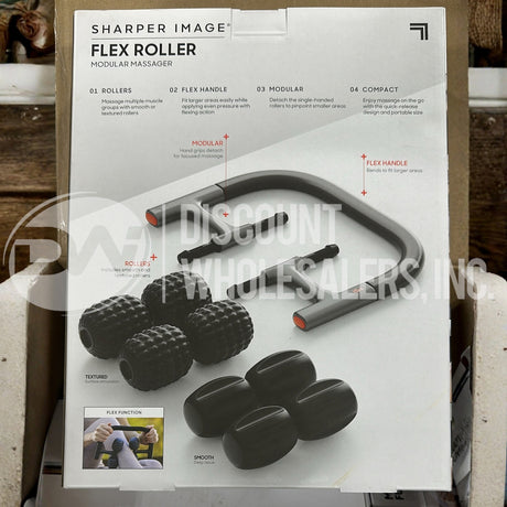 Sharper Image Flex Roller Modular Massager – 8 Rollers (30 Pcs Lot)