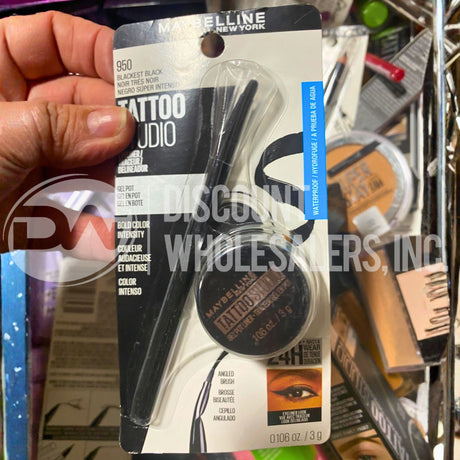 Maybelline Assorted, Mascaras, Eye Liner, Foundations, Liquid Ink Liner, Eyelash Curler and More (100 Pcs Lot)