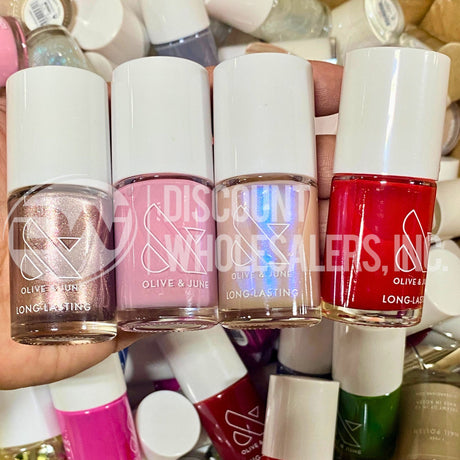 Olive & June Nail Polish Long Lasting Assorted Colors (100 Pcs Lot)