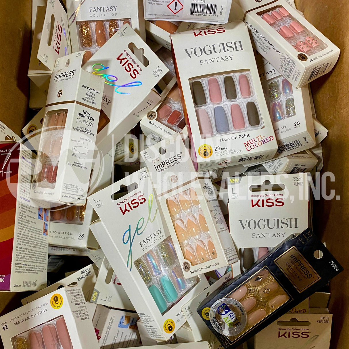 Kiss and ImPRESS Nails Assorted Shades and Styles (150 Pcs Lot)