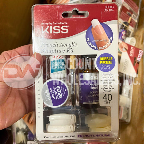 Kiss Acrylic Nails Kit Assorted (100 Pcs Lot)
