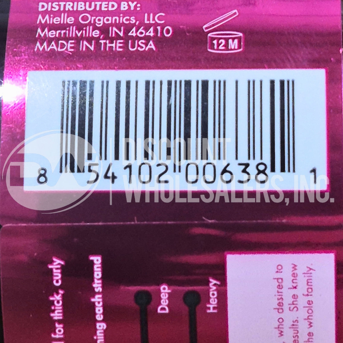 Mielle Organics Pomegranate & Honey Twisting Souffle, 12 Oz. (100 Pcs Lot)