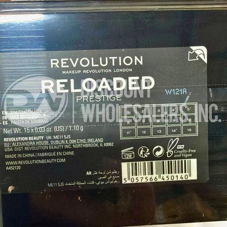 Revolution Reloaded Prestige Eyeshadow (36 Pcs Lot)
