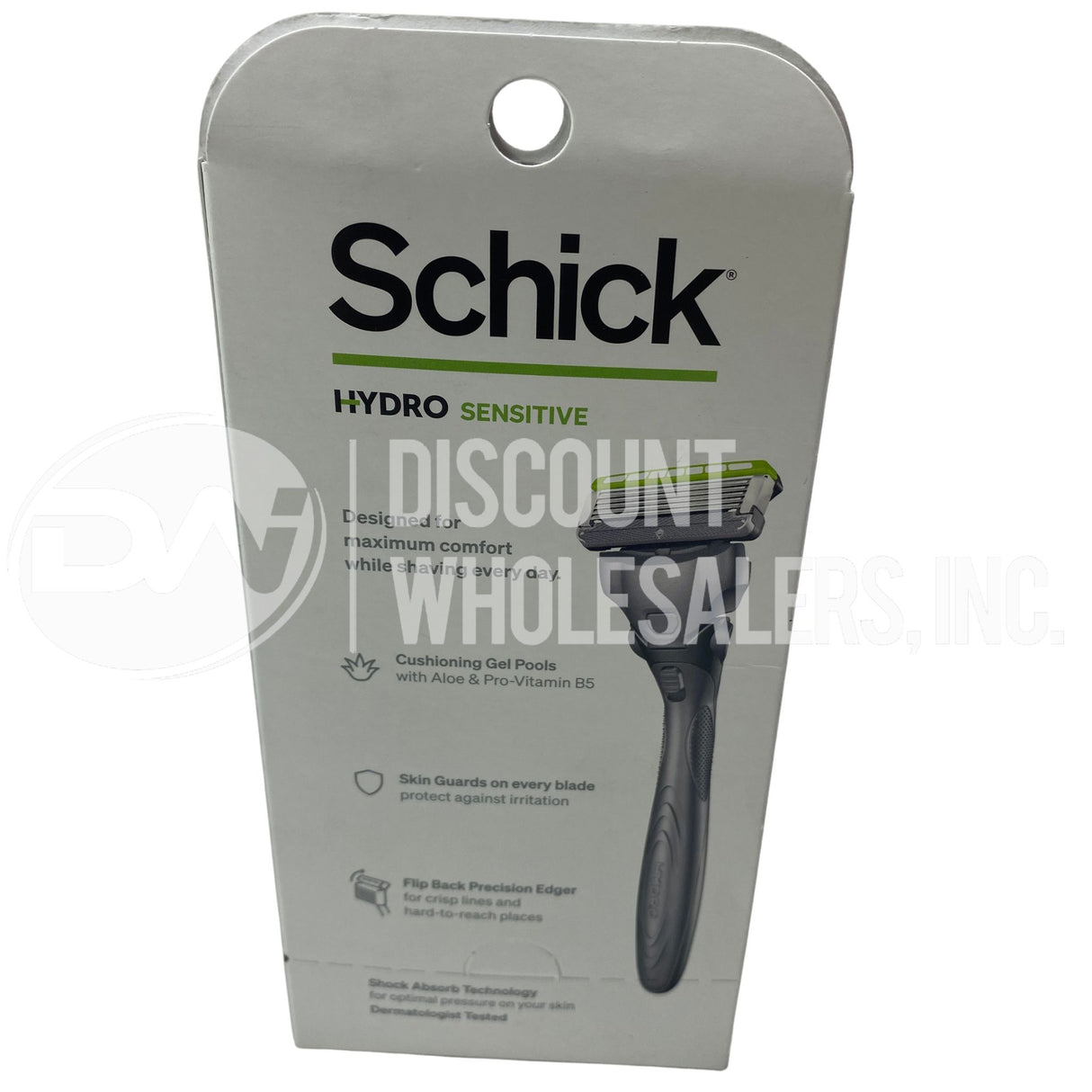 Schick Hydro Sensitive 5 Blades 5 Skin Guards Pro-Vitamin B5 + Aloe 1 Razor + 2 Cartridges (800 Pcs Per Pallet)