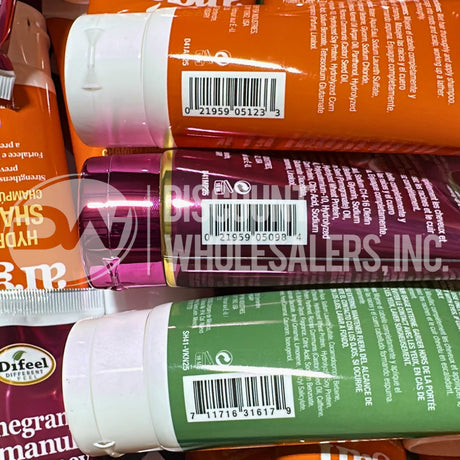 Difeel Shampoo Mix 2.5 OZ (70 Pcs Lot)