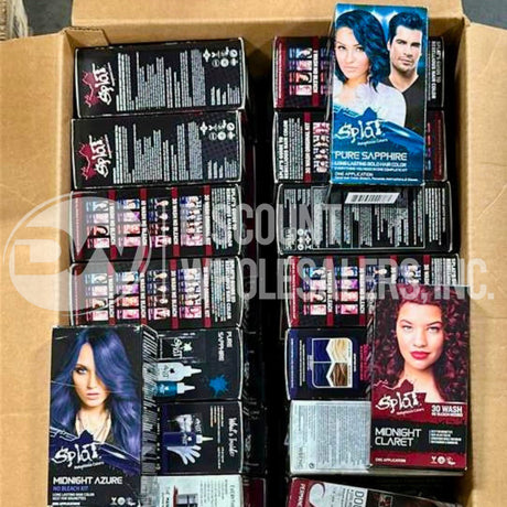 Splat Hair Color Plum Siren, Midnight Claret, Pure Sapphire, Midnight Azure and More (50 Pcs Lot)