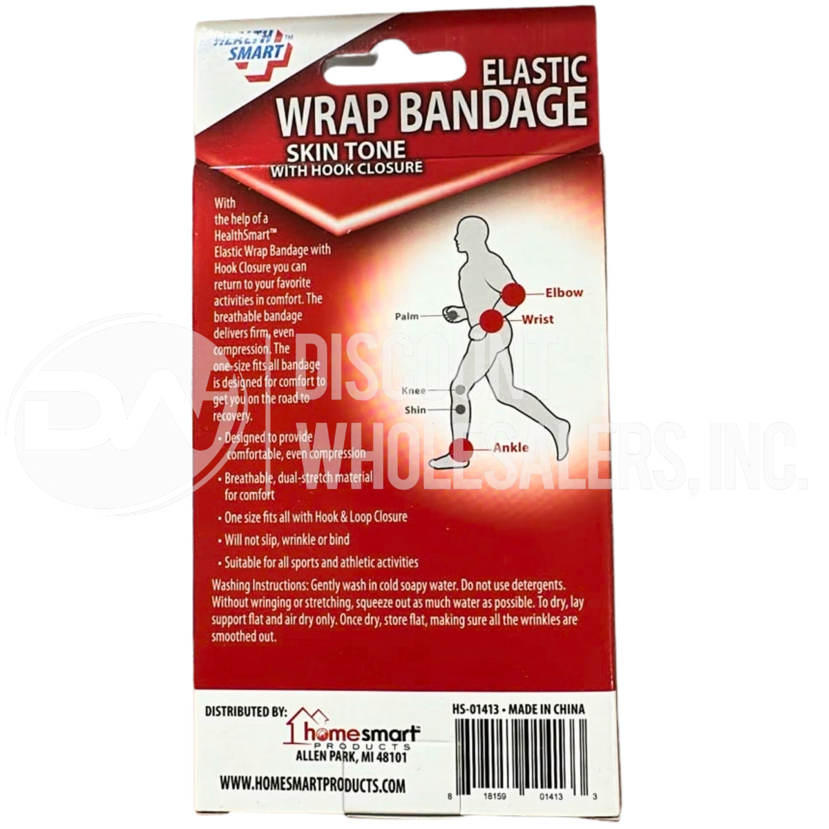 Health Smart Elastic Wrist Ankle and Elbow Support Wrap (82 Pcs Lot)