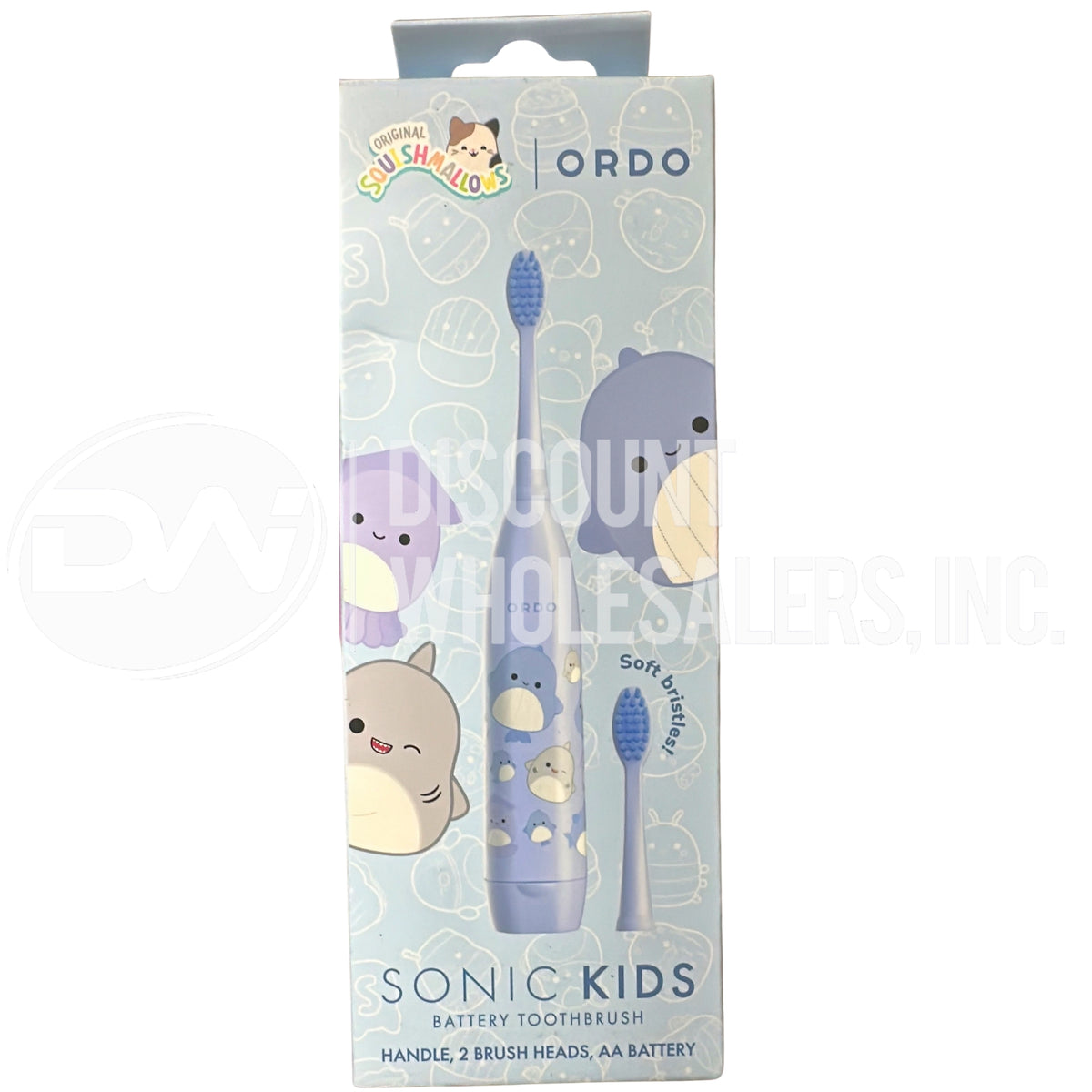 Ordo Sonic Kids Toothbrush Squishmallows Mix Different Styles (63 Pcs Lot)