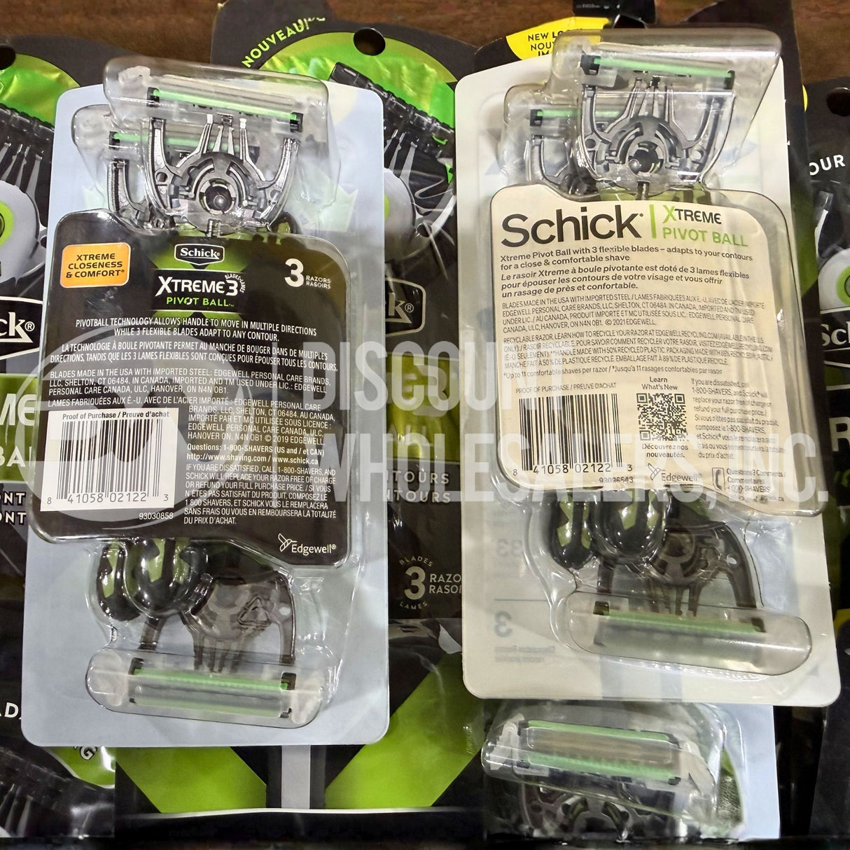 Schick Xtreme Pivot Ball 3 Disposable Razors (200 Pcs Lot)