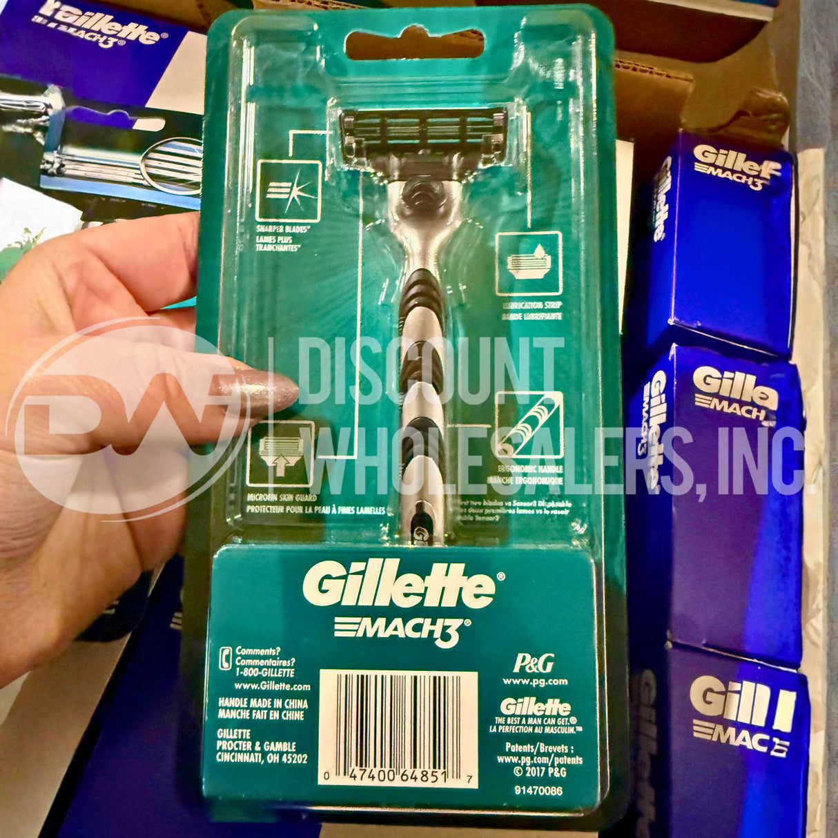 Gillette Mach 3, 1 Cartridge 1 Razor (80 Pcs Lot)