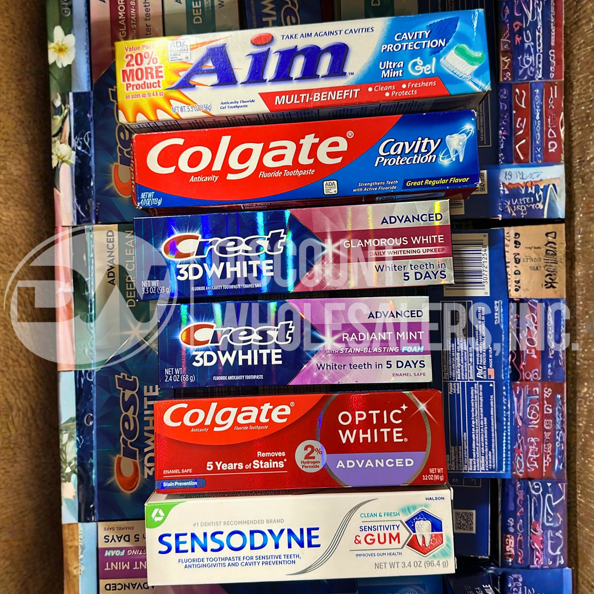 Toothpaste Assorted Different Sizes (50 Pcs Lot)