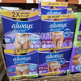 Always Discreet Underwear Culottes Assorted Sizes (60 Pcs Per Pallet)