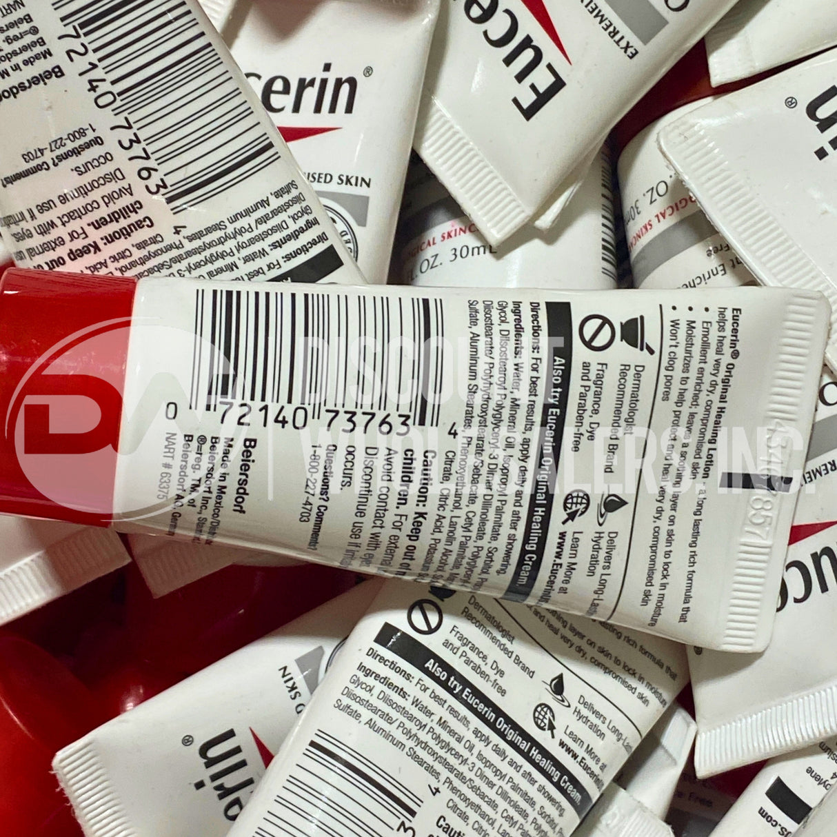 Eucerin Original Healing Lotion Unscented 1 fl oz. Travel Size (240 Pcs Lot)