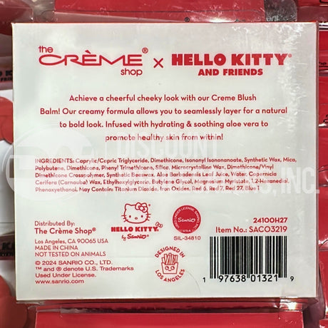 The Crème Shop Creme Blush Balm - Hydrating Cream Blush, Women's Cream Makeup Products (Cranberry Crush) (100 Pcs Lot)