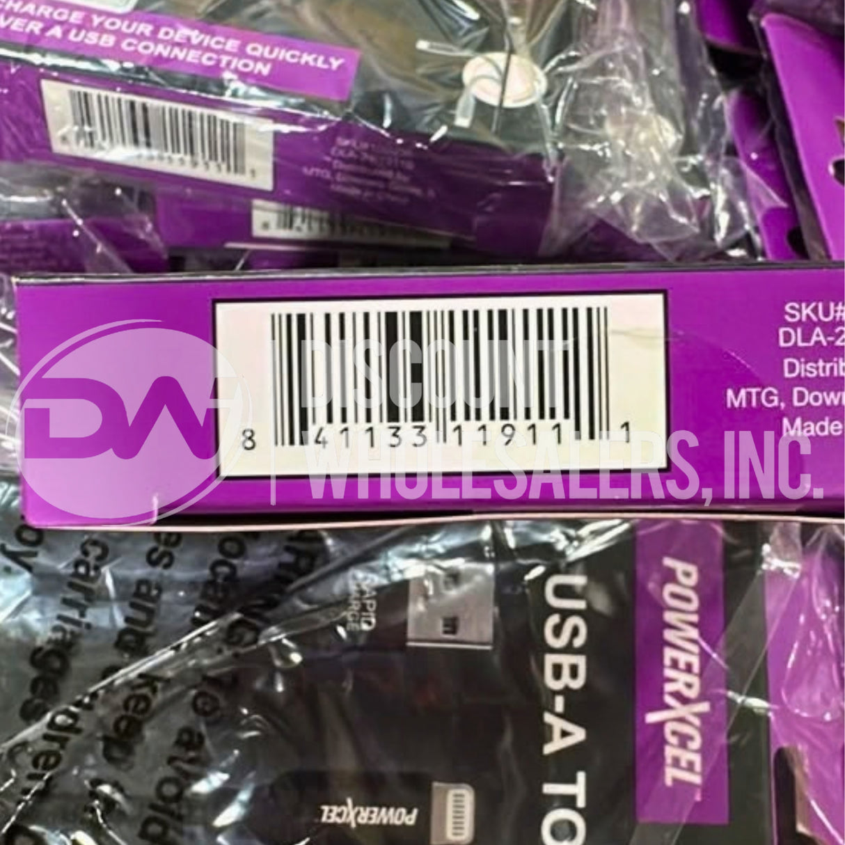 Powerxcel USB-A. Fast Charge & Sync 4Ft Cable Fast Charging IPhone Ipad (106 Pcs Lot)