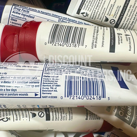Eucerin Original Healing 2 Oz And Aquaphor Healing Ointment 1.75 Oz Mix (70 Pcs Lot)