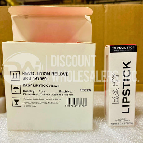 Revolution Relove Baby Lipstick Visión (72 Pcs Lot)