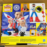 Play-Doh Marvel Captain America Moto-Slicer Action Bike Bendy Figure (48 Pcs Lot)