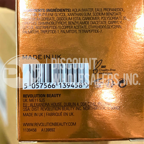 Revolution Copper Peptide Serum Antioxidant Vegan 1.01 Fl. Oz. (36 Pcs Lot)