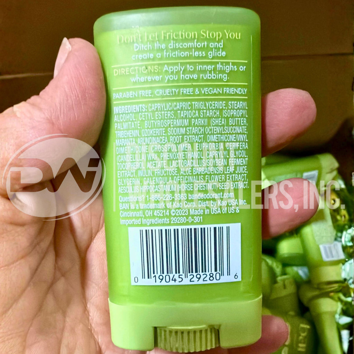 Ban Body Thigh & Body Rub Remedy Anti Friction Stick 1.4 Fl. (100 Pcs Lot)