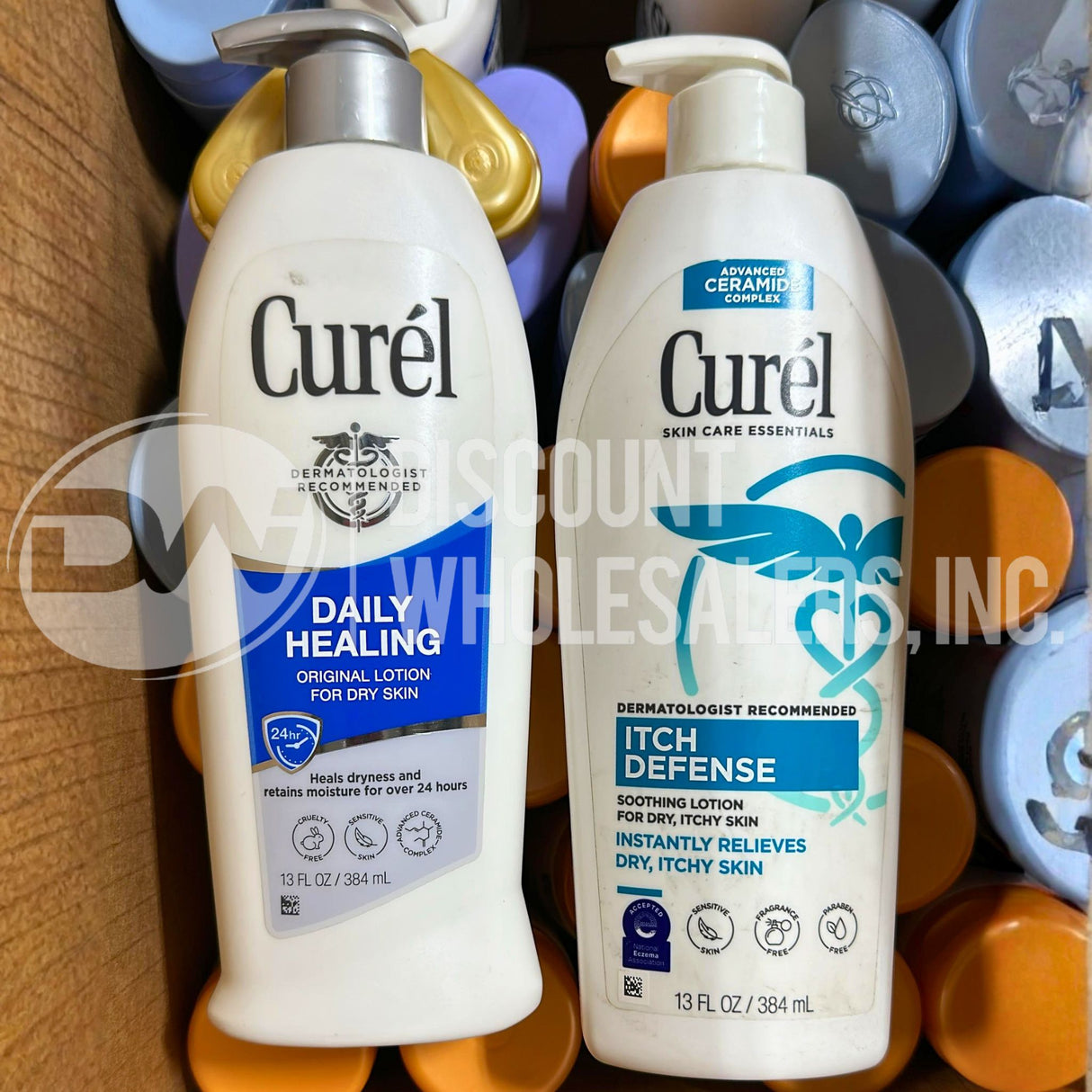 Jergens And Curel Assorted Body Care Different Sizes (65 Pcs Lot)