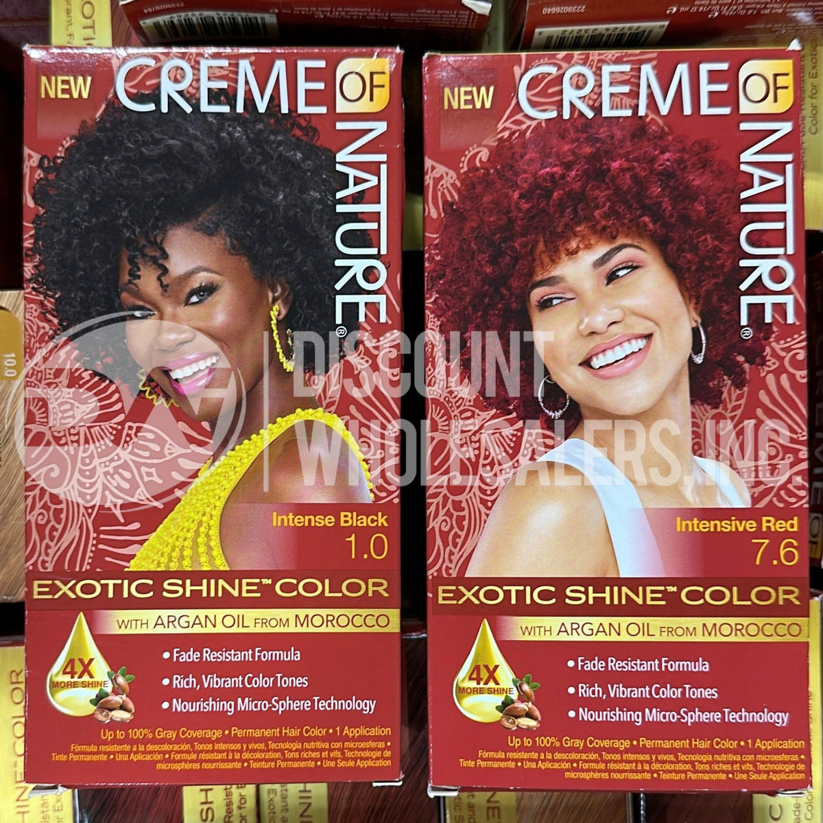 Creme Of Nature Exotic Shine Color With Argan Oil Mix (104 Pcs Lot)
