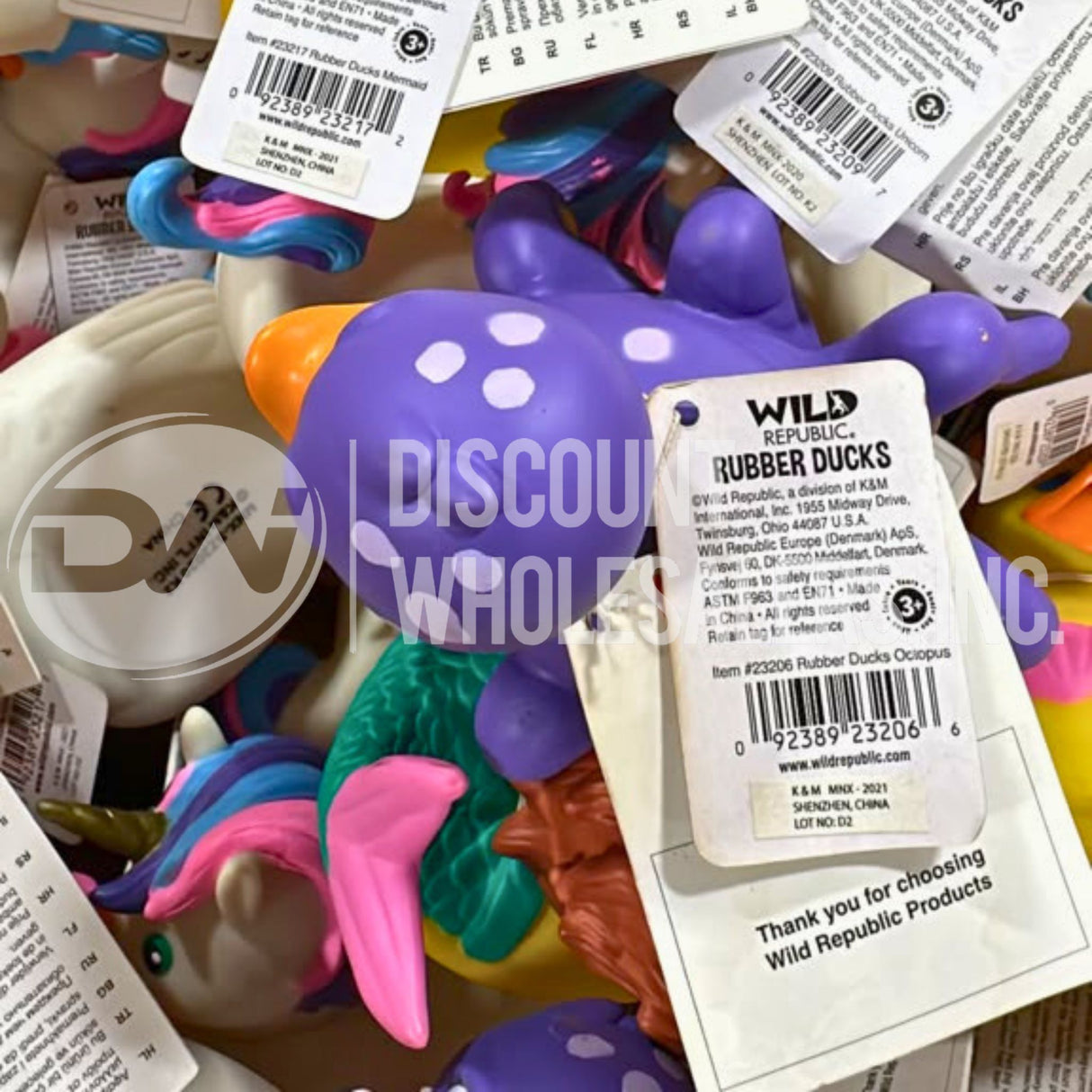 Wild Republic Rubber Ducks Mix (212 Pcs Lot)