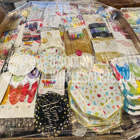 ASSORTED PARTY SUPPLIES (300 Pcs Per Pallet)