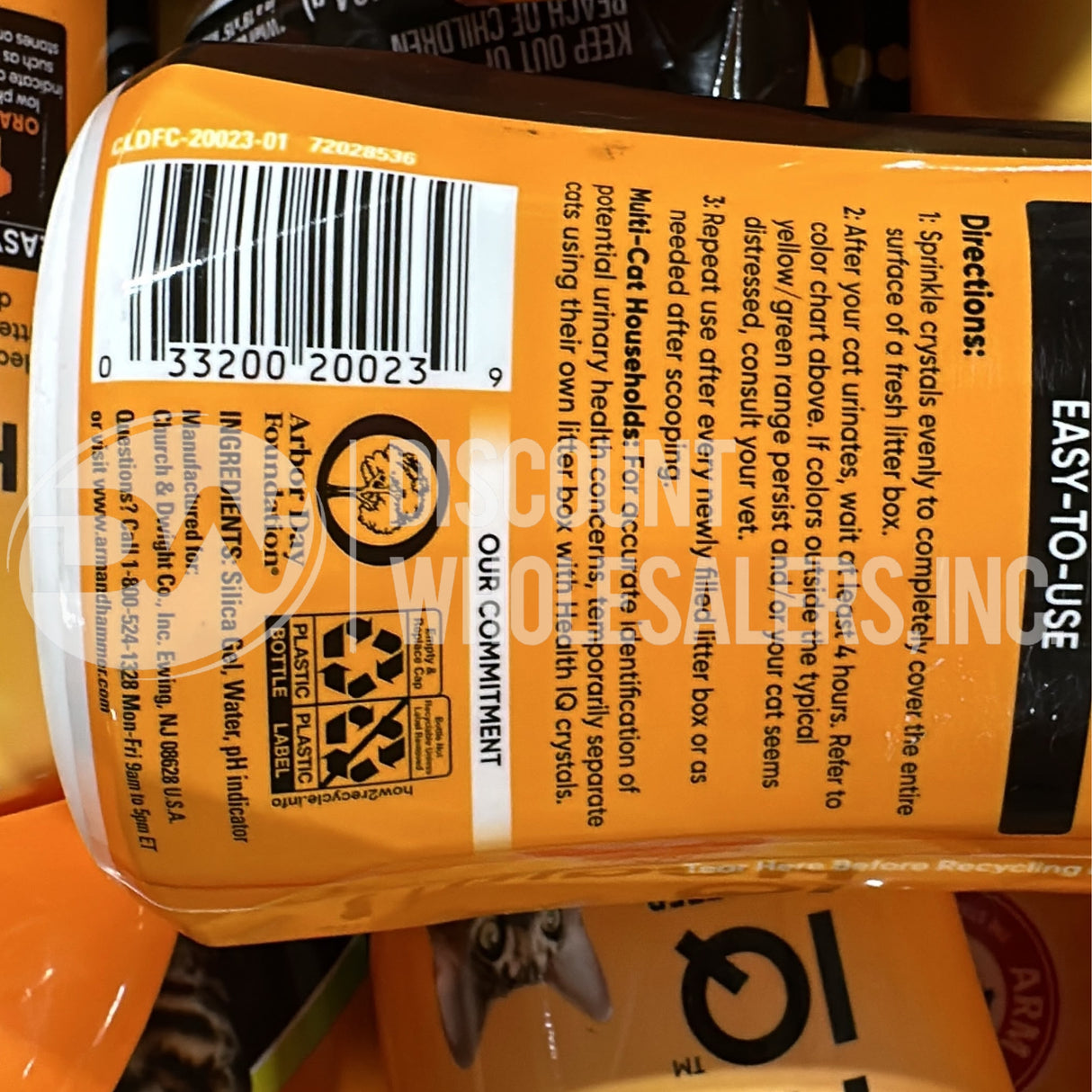 Arm & Hammer Health IQ Cat Litter Additive Color Health Indicators 6.5 oz (80 Pcs Lot)