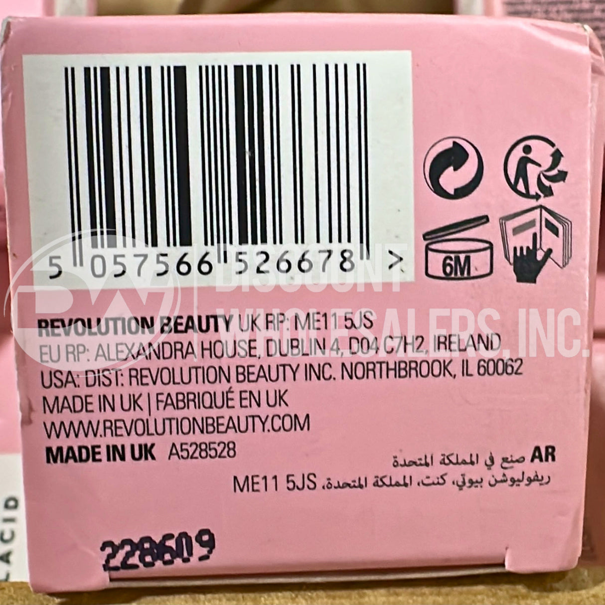 Revolution Skincare London X Sali Hughes, Placid 5-Acid Daily Exfoliant 5.07FL (50 Pcs Lot)