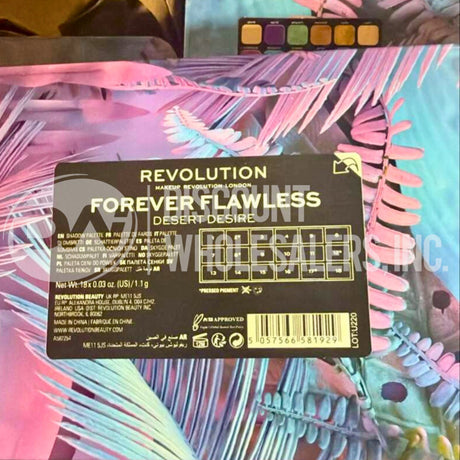 Revolution Eyeshadow Forever Flawless Desert Desire 18 Shades (60 Pcs Lot)
