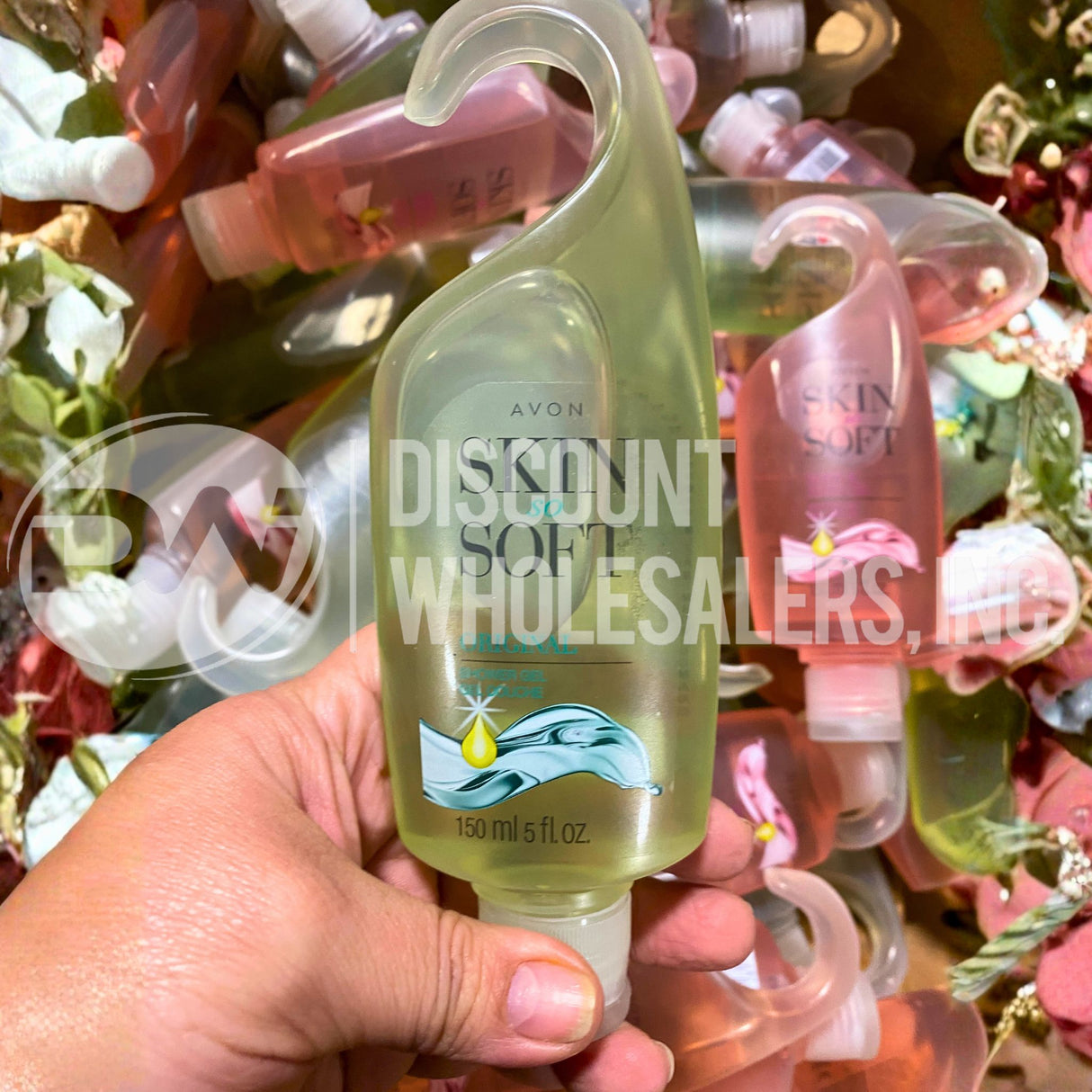 Avon Skin So Soft Shower Gel Original and Soft Sensual 5 Fl. Oz. (100 Pcs Lot)