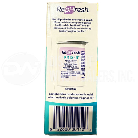 RepHresh Pro-B Probiotic Supplement for Women 30 Oral Caps (85 Pcs Lot)