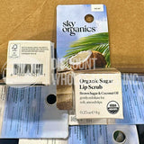 Sky Organics Organic Sugar Lip Scrub Brown Sugar & Coconut Oil, 0.25 oz (630 Pcs Lot)